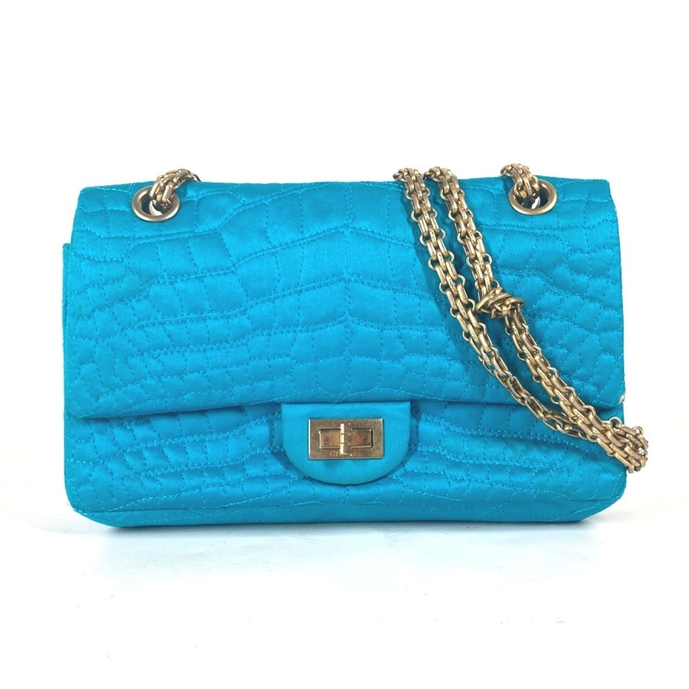 CHANEL Blue Shoulder Bag
